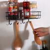 Bathroom Shower Shelf Hanging Black Metal