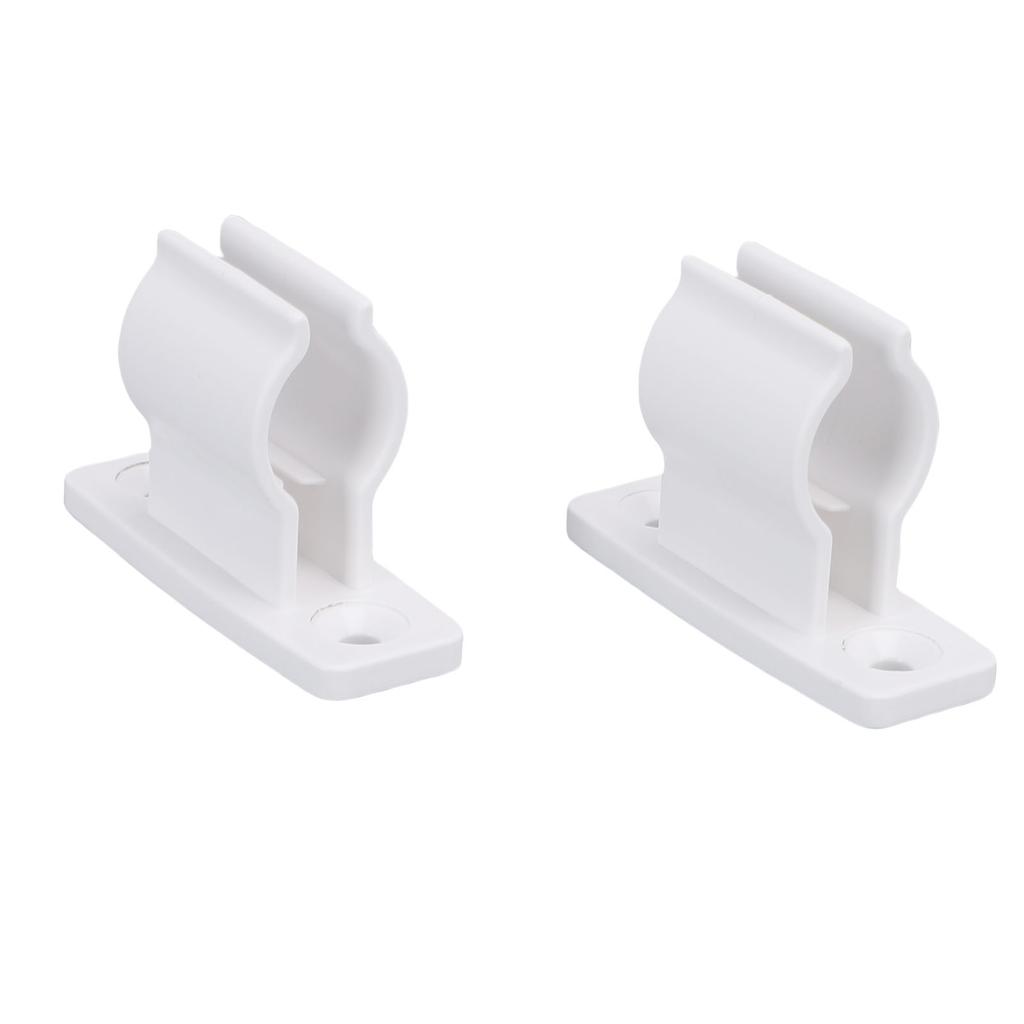 2pcs RV Awning Crank Holder Clip Plastic Awning Crank Rod Wall Mount Bracket for RV Camping Trailer Motorhome