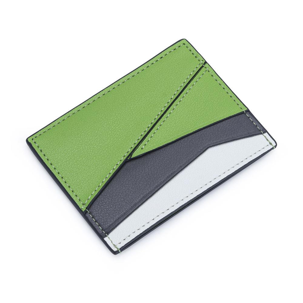 Credit Card Wallet Super Slim Card Holder Genuine Leather Wallet for Man and Women with 4 Card Slots and 1 Coin Pocket
