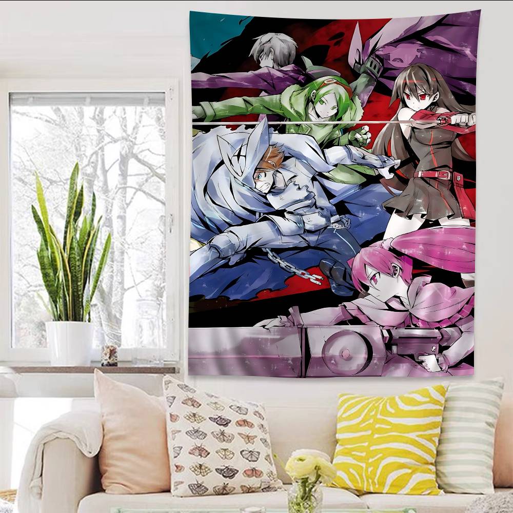 Japanese Anime Akame Ga KILL Anime Tapestry Hippie Flower Wall Carpets Dorm Decor Cheap Hippie Wall Hanging