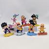 Set de Figuras de Anime Son Goku Son Goten Son Gohan Vegetto Majin Buu Vegeta Krillin Piccolo Modelos de Acción de PVC Juguete Regalo