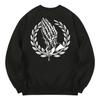 KAN6312 Kmb0194 Skullhand Fleece-Lined Sweatshirt Black