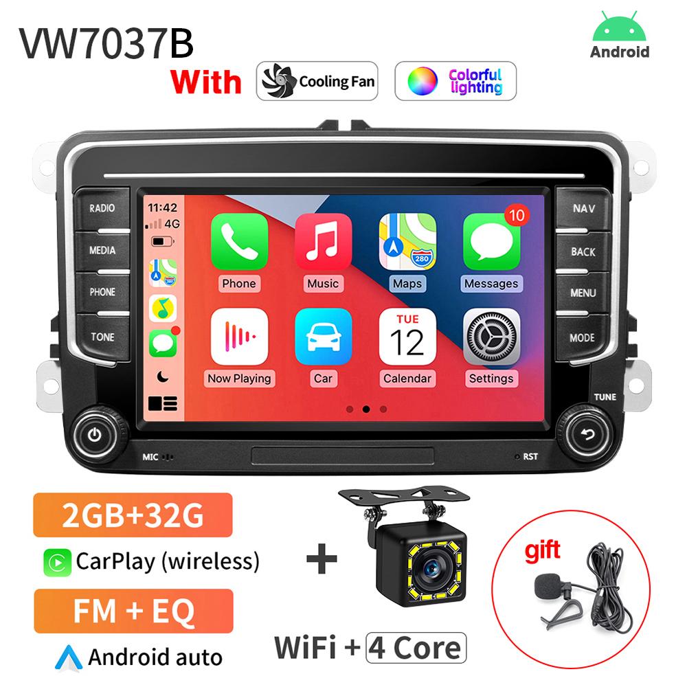 Android13 Car Radio GPS For VW Volkswagen Skoda Octavia Golf 5 6 Touran Passat B6 Polo Jetta 2Din Multimedia Player