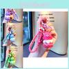 Adorable Silicon Flashing Cake Bear Keychain Cute Cartoon Backpack Charm