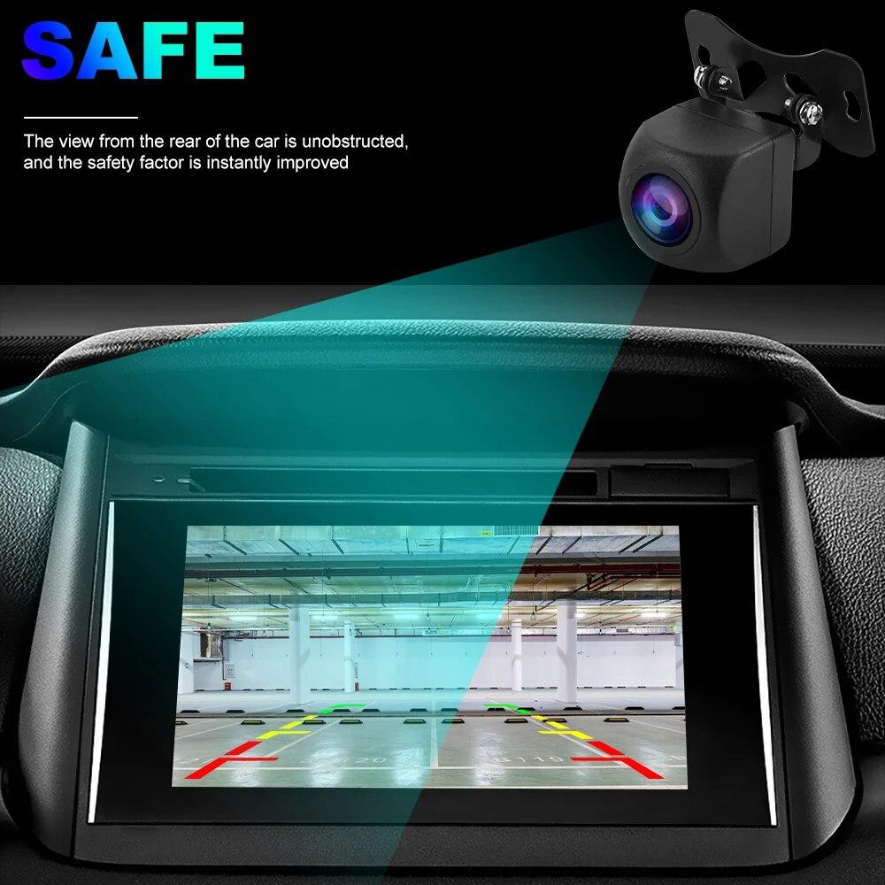 REAKOSOUND AHD Car Rear View Camera HD Reverse Parking Video Monitor Waterproof Backup Night Vision Lens 6M Cable for Car Radio Mp5