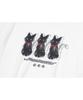 CPGN STUDIO Ghosty Cats White Short Sleeve Tee
