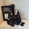 Underarm Bag Women's 2026 New Fashi Large Capacity Bow One Shoulder Bags Temperament Commuter Soft PU Crossbody Pouch