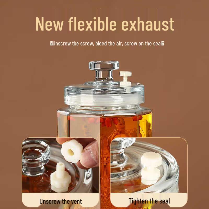 Hanyou Glass Wine Infusion Jar