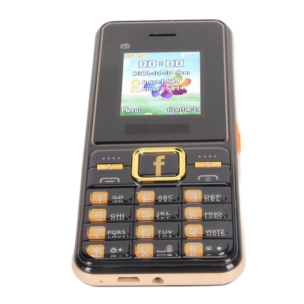 Unlocked Senior Cell Phone 2G GSM Dual SIM Card Dual Standby 3600mAh Battery Big Backlit Button