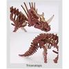 Multisize 3D Wooden Dinosaur Puzzles Children Animal DIY Model Handmade Intellectual Toy Board High Quality Christmas Gift