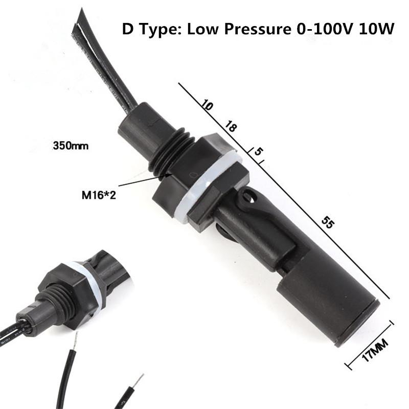 Horizontal Float Sensor Switch Side Mount Liquid Water Level Sensor Controller Automatic Water Pump Controller For Tank Pool