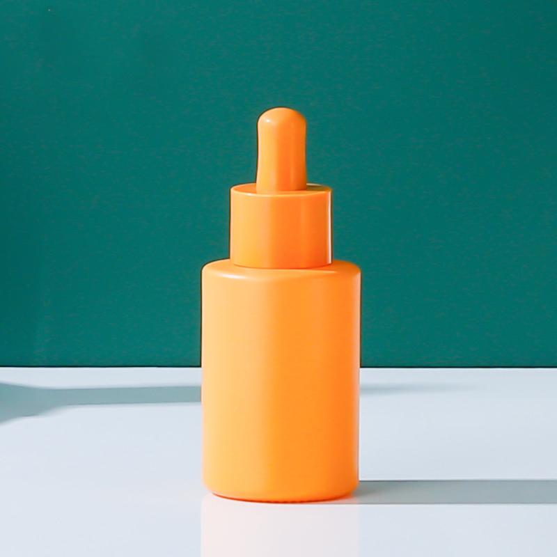 

Стеклянная бутылка-капельница для эфирных масел на 30 мл, многоразовые флаконы для духов с каплями для глаз оранжевый