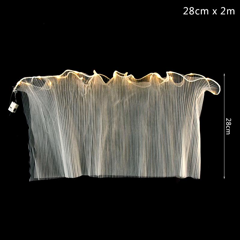 LED Light Flower Wrapping Mesh Yarn DIY Handmade Wedding Bouquet Flower Wrap Paper Birthday Party Valentines Day Gift Packaging