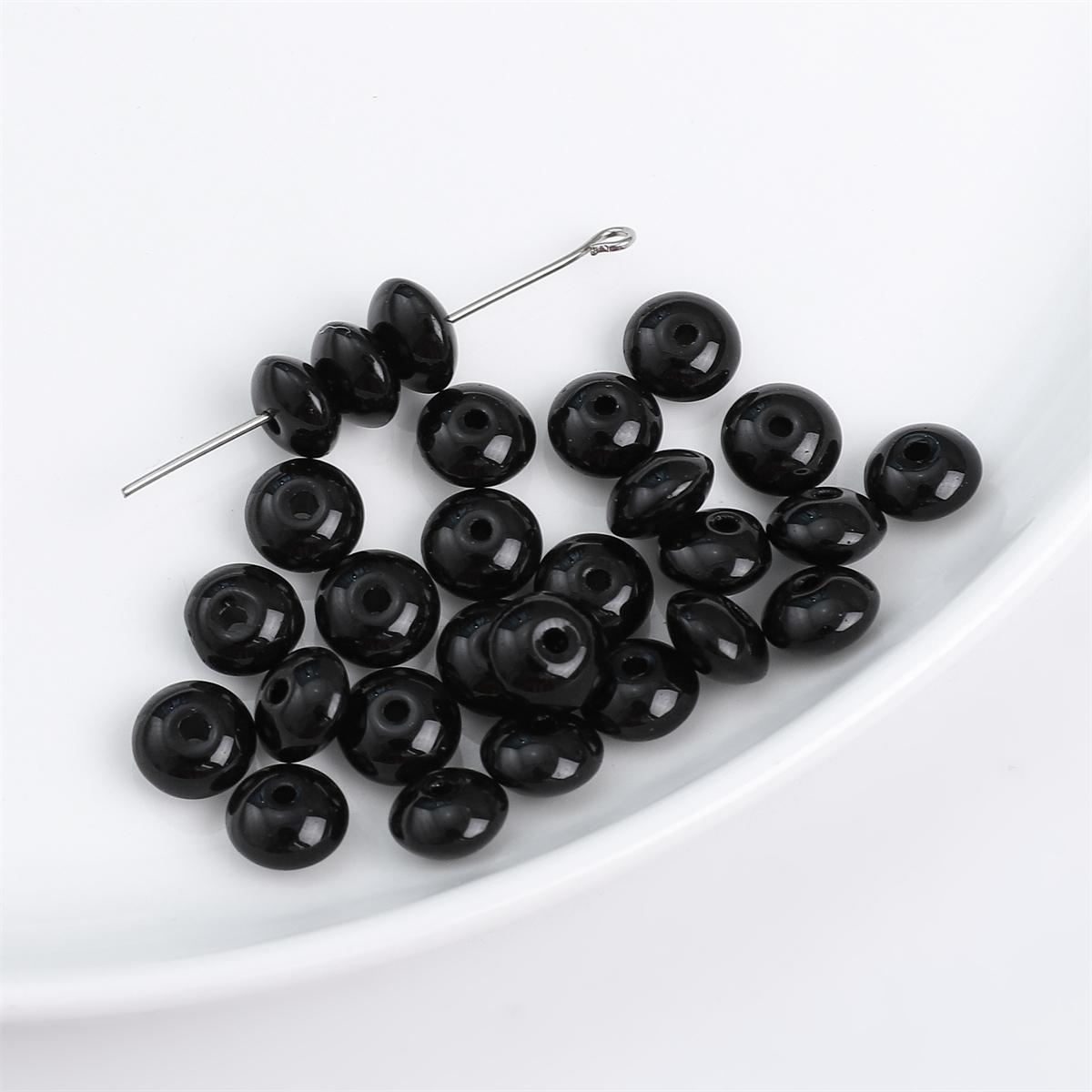 

20 шт. хрустальные стеклянные бусины для серьги, браслета, ожерелья, браслета «сделай сам», ювелирные изделия, изготовление бусин 8x4mm