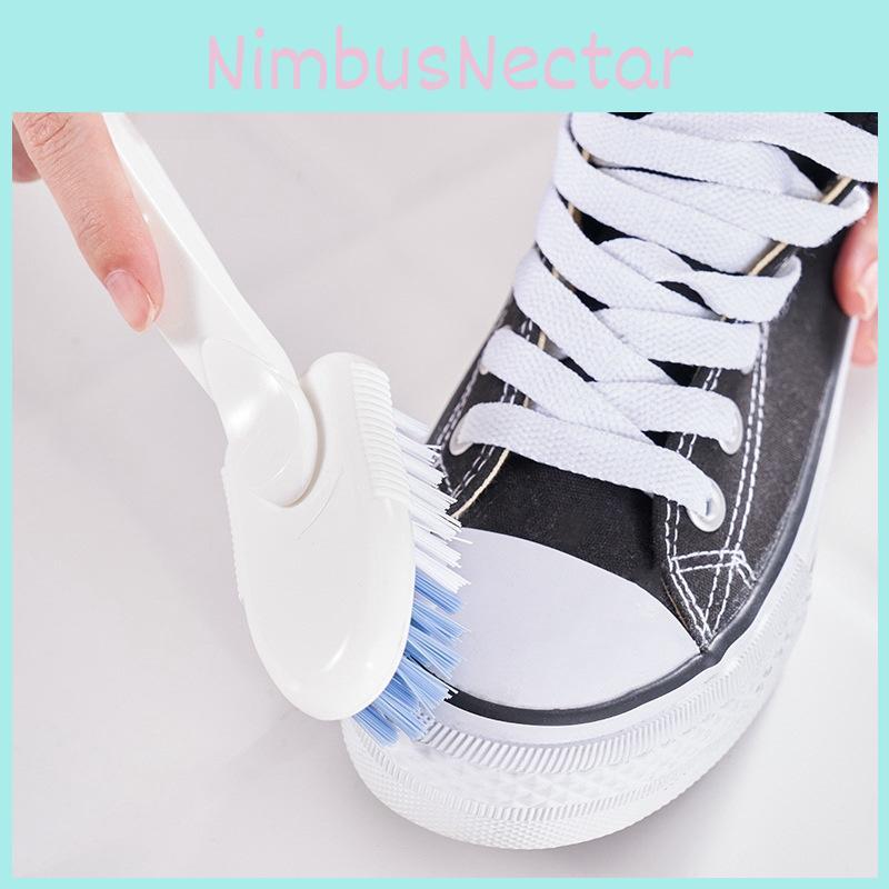 Мягкая щетина для обуви с длинной ручкой для деликатной чистки и универсального использования