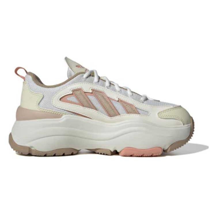 Adidas Originale Ozgaia Gewebte Klassische Rutschfeste Abriebfeste Low-Top Dad Schuhe Damen Sneaker Hellrosa JI4283