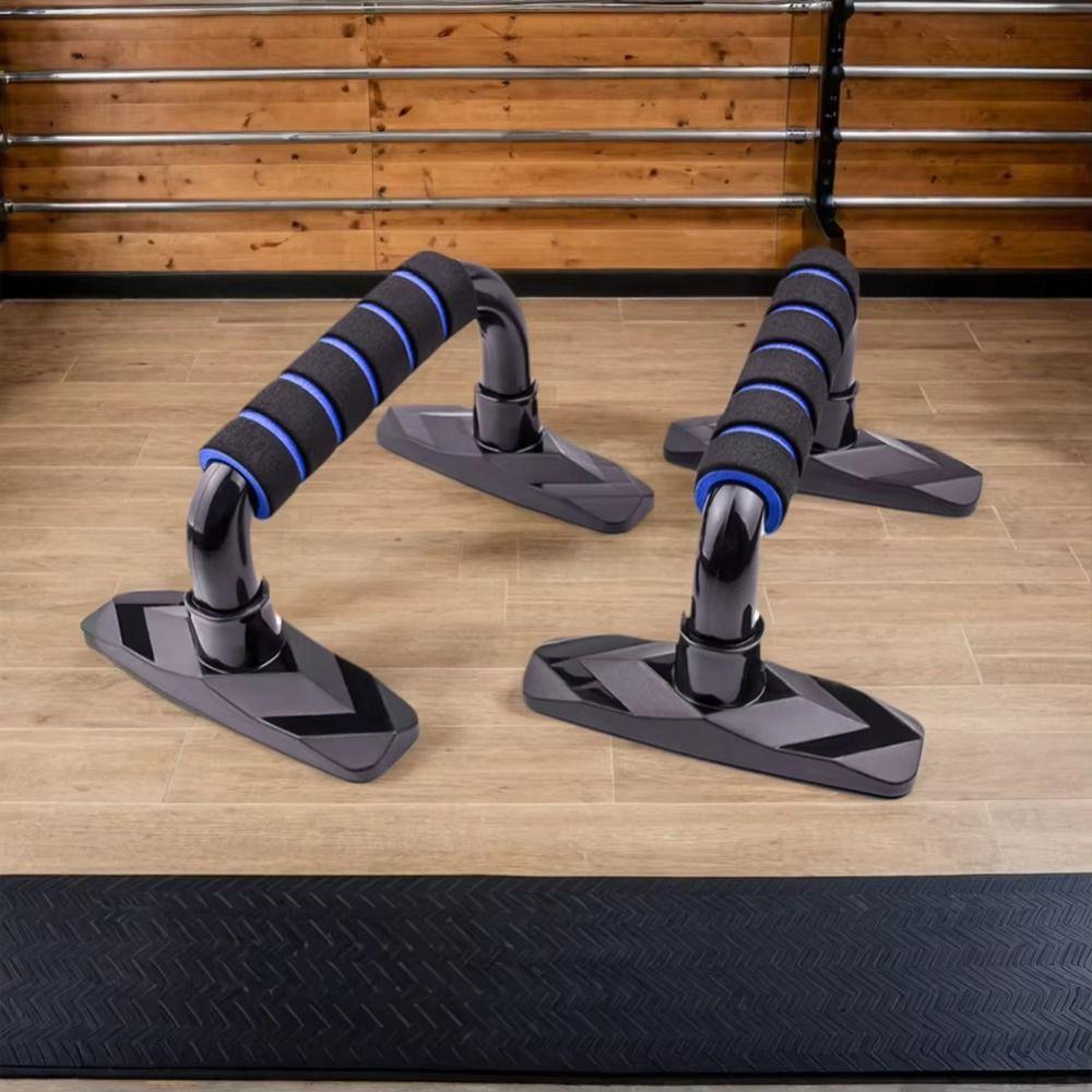 2Pcs Foam Handles Push Up Stands Adjustable Chest Fitness Equipment Push Up Bar  Home Gym