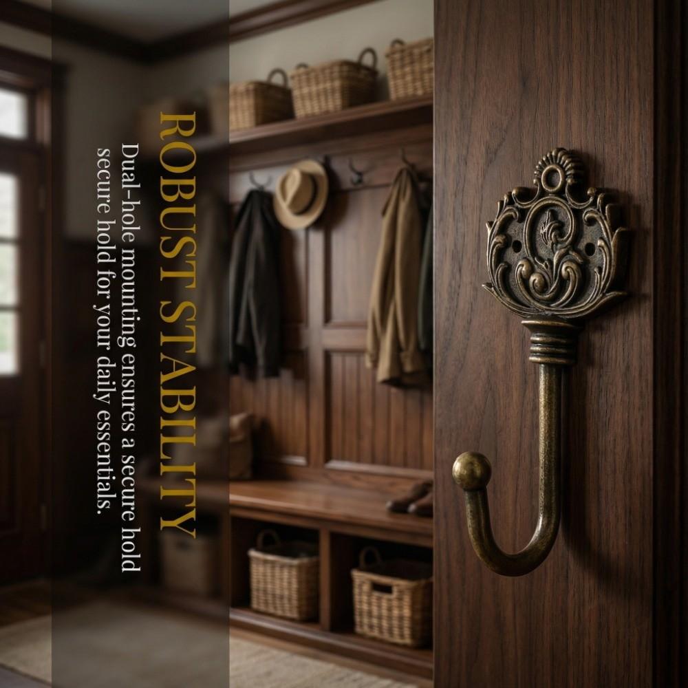Home Decoration Hanging Key Holder Iron European Style Metal Hook Nordic Style Wall Hook Home