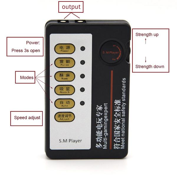 Large Size Electric Shock Massager with Host and Cable