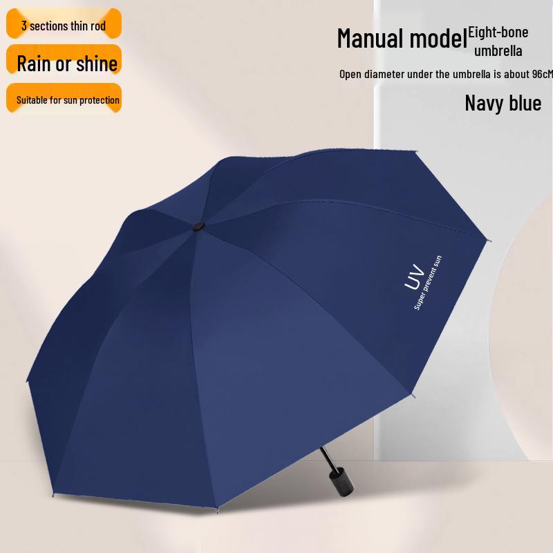 Parapluie Pare-Soleil Double Usage Extra Large: Épais, Renforcé, Pliable pour le Soleil et la Pluie