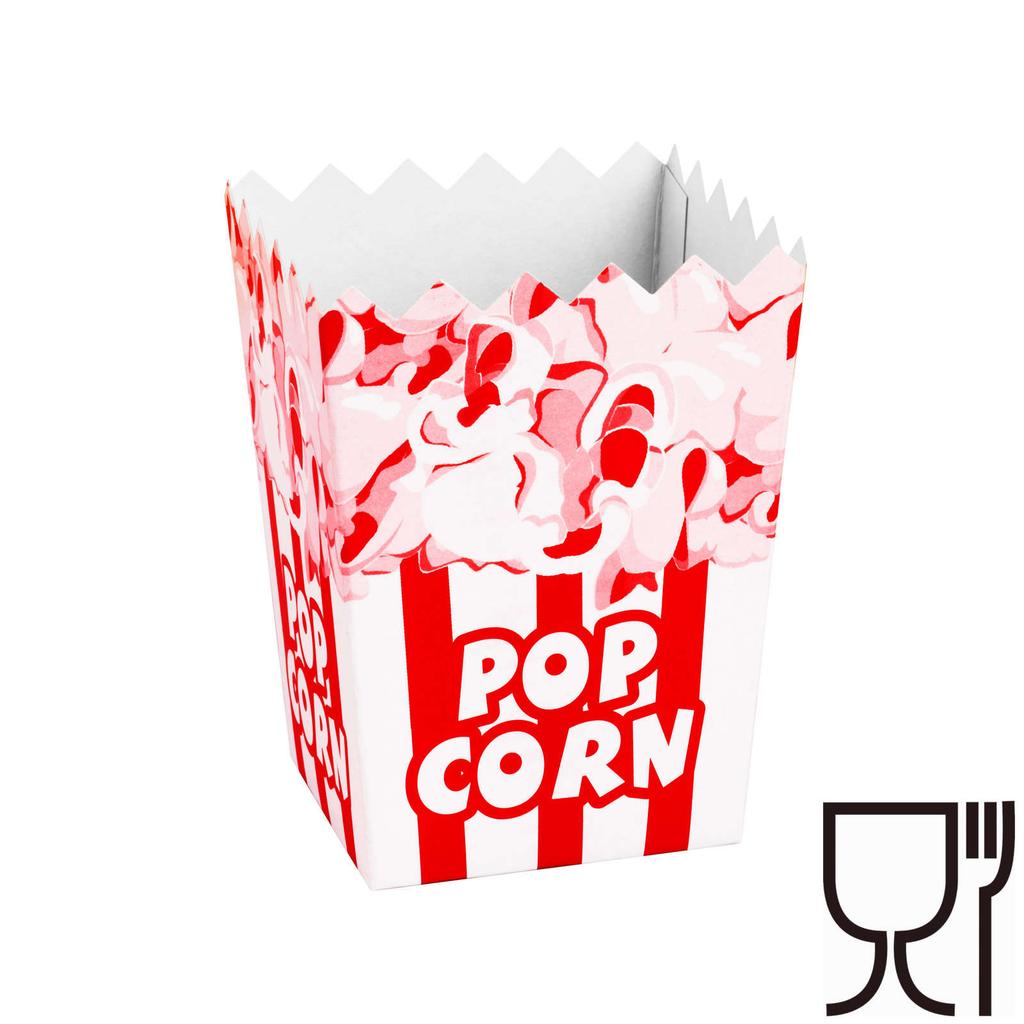 PopCorn Cardboard Box 7x115x9cm SMALL 05L 100pcs
