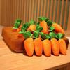 Carrot Dog Toys 2 in 1 Non-Slip Nosework Feed Games Pull Radish Plush Carrot Dog Interactive Toys for Dogs