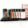 Luxus Laser Aurora CD Muster Handyhülle für iPhone 16 17 15 14 Plus 13 12 Pro Max Stoßfester Bumper Rüstungsglas Kameraabdeckung