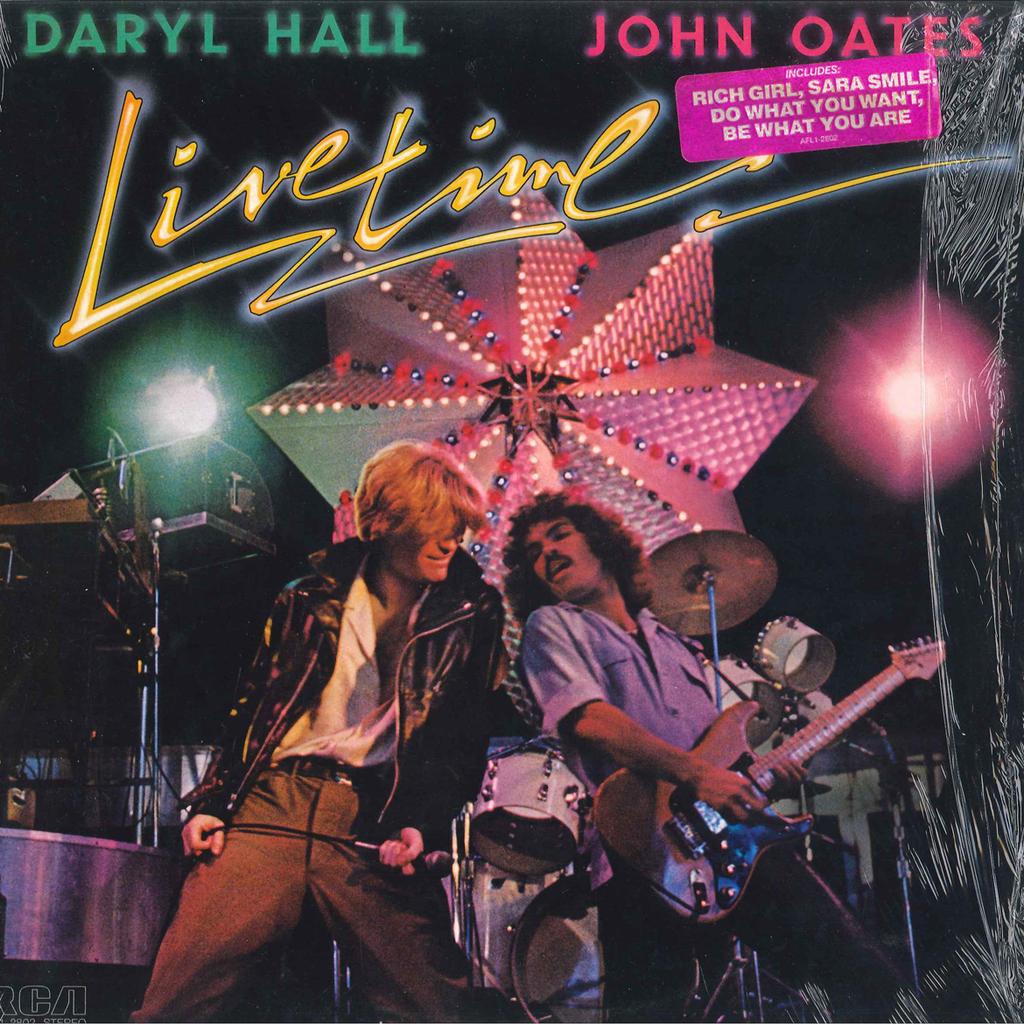 LP Record DARYL HALL & JOHN OATES - Live Time AFL12802 RCA 1978 US Rock Used