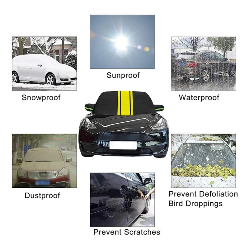 New Car Windshield Snow Cover Edges Car Snow Cover Car Windshield Sun Shade Car Accessories Four Seasons Universal Wholesale
