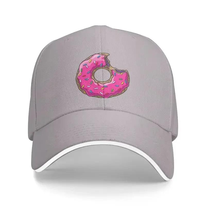Fashion Donut Baseball Cap for Men Women Custom Adjustable Adult Doughnut Dad Hat Outdoor