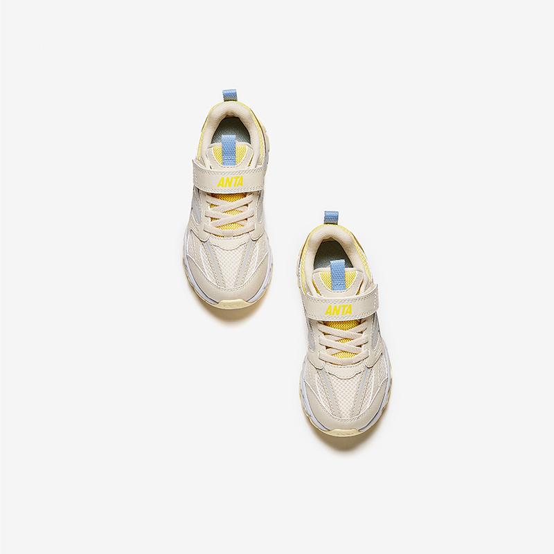 Anta Kids Trendy Fashion Comfortable Versatile Low-Top Casual Shoes Kids Sneaker White Brown A22519940-3