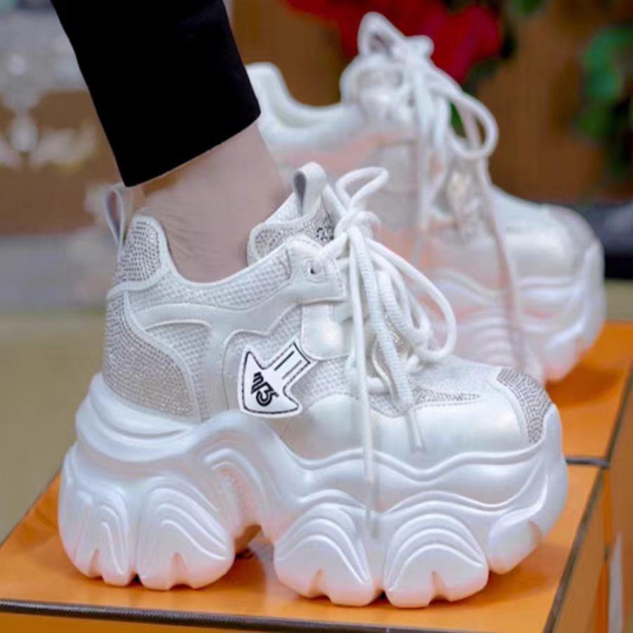 Women's shoes platform women's new spring and summer mesh breathable casual sports shoes