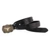 Pu Belt Men'S Belt High-End Sense Cow Head Belt Men'S Retro Embossed Belt Personalized Plate Buckle