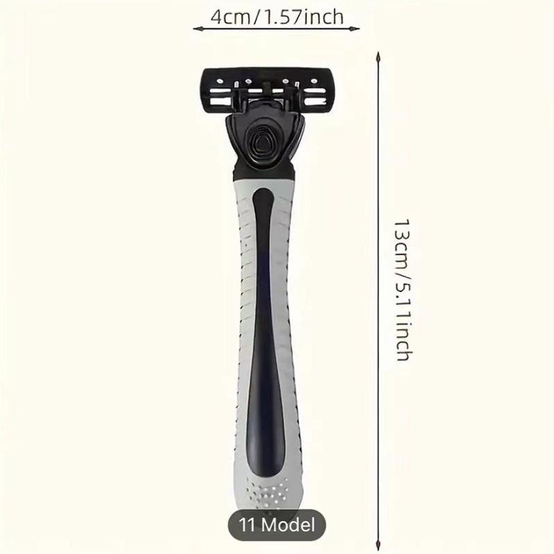 6-Layer Stainless Steel Manual Razor for Men & Women - Cross-Border Face and Hair Shaver
