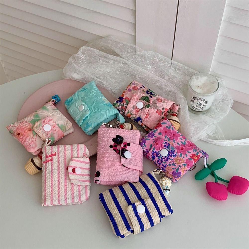 

Cloth Wallet Floral Storage Bag Fashion Coin Purse Women Girls 1-without pendant