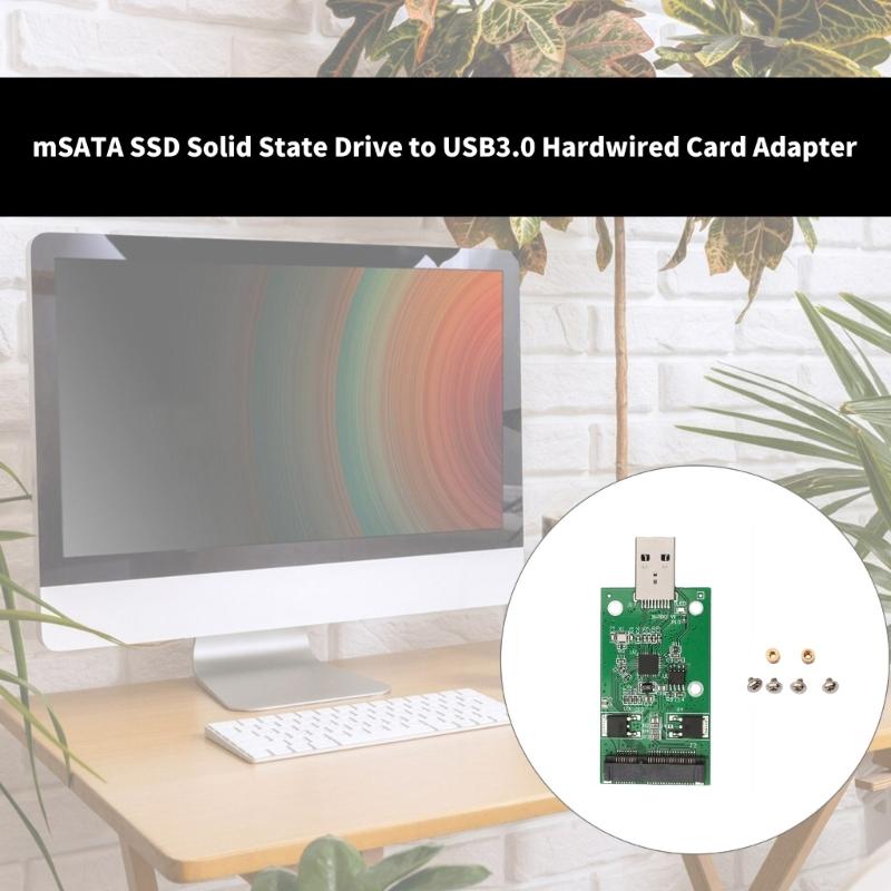 Secure mSATA to USB3.0 Converter with Overload and Short Circuits Protections Ensuring Data Stability Easy Installation