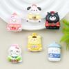 Cute Cartoon Animal Resin Accessories: DIY Phone Case, Hair Clip, Drink Bottle, Fridge Magnet, Luggage Decor.