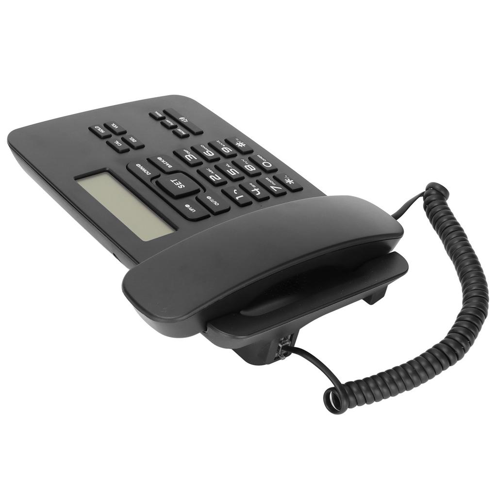 KXT7001CID Desktop Corded Telephone Caller ID Semi Hands Free Pre Dial Function Office Telephone for Home Hotel