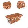 Balcony Railing Flowerpot with Tray And Rack for Outdoor