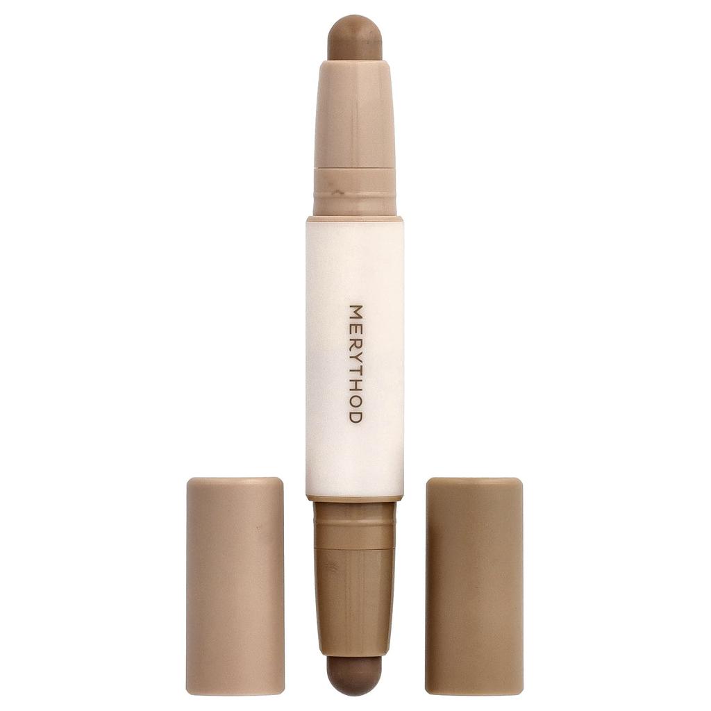 Merythod Double Contour Stick, 02 Toffee Brown, 11oz