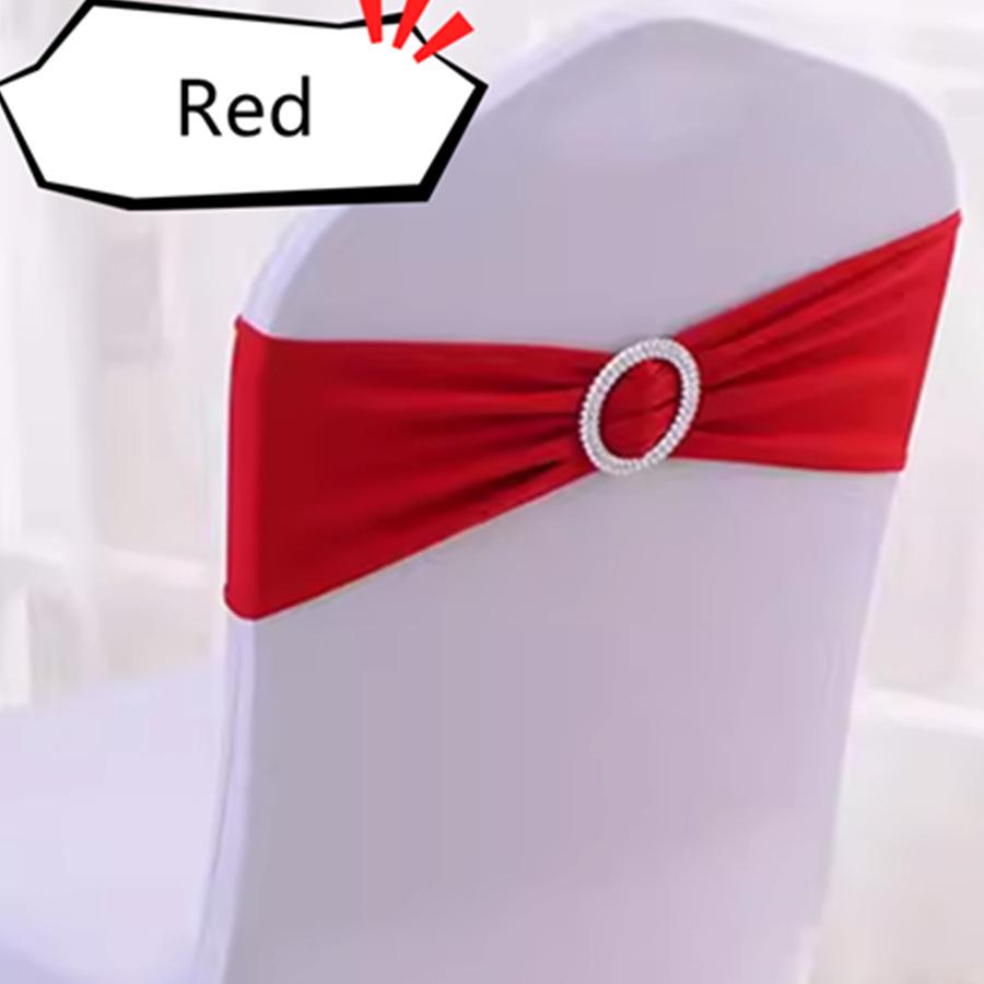 

Elastic Chair Cover with Bowknot for Festive Decoration - Ideal for Weddings and Banquets 1 Piece
