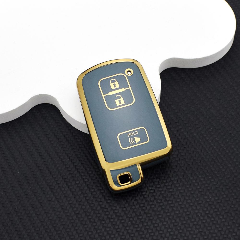 2/3/4 Buttons Anti-Scratch TPU Key Fob Cover for Toyota Camry RAV4 2012-2018 Key Holder Fit For Auris Hybrid Avalon Yaris Verso