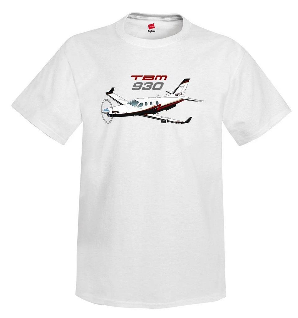 Socata TBM 930 Airplane T-Shirt - Personalized with Your N#