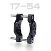 Mount Bracket Handlebar Bumper Black Clamp Motorcycle 17-54mm Aluminum Alloy High Quality For Front Shock Absorber