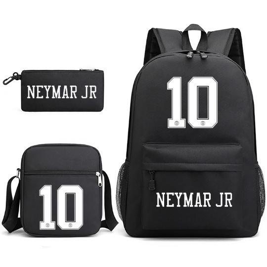 Lionel Messi · Peripheral Printed School Bag Three-Piece Pencil Case Shoulder Bag Backpack