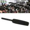 ASHATA Interview Microphone Condenser Hot Shoe Clip Sponge Sleeve DSLR Video iOS Android Cameras