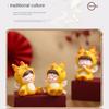 Auspicious Cartoon Dragon Crafts Cartoon Dragon Statue Dragon Baby Ornament  Chinese New Year