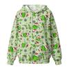 Women's Casual Christmas Print Pullover Hoodie with and Pockets