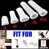 Penis Sleeve Extender Pump Vacuum Cap Accessories Enlargement Glans Protector Reusable Silicone Case Various Sizes Clamping Kit