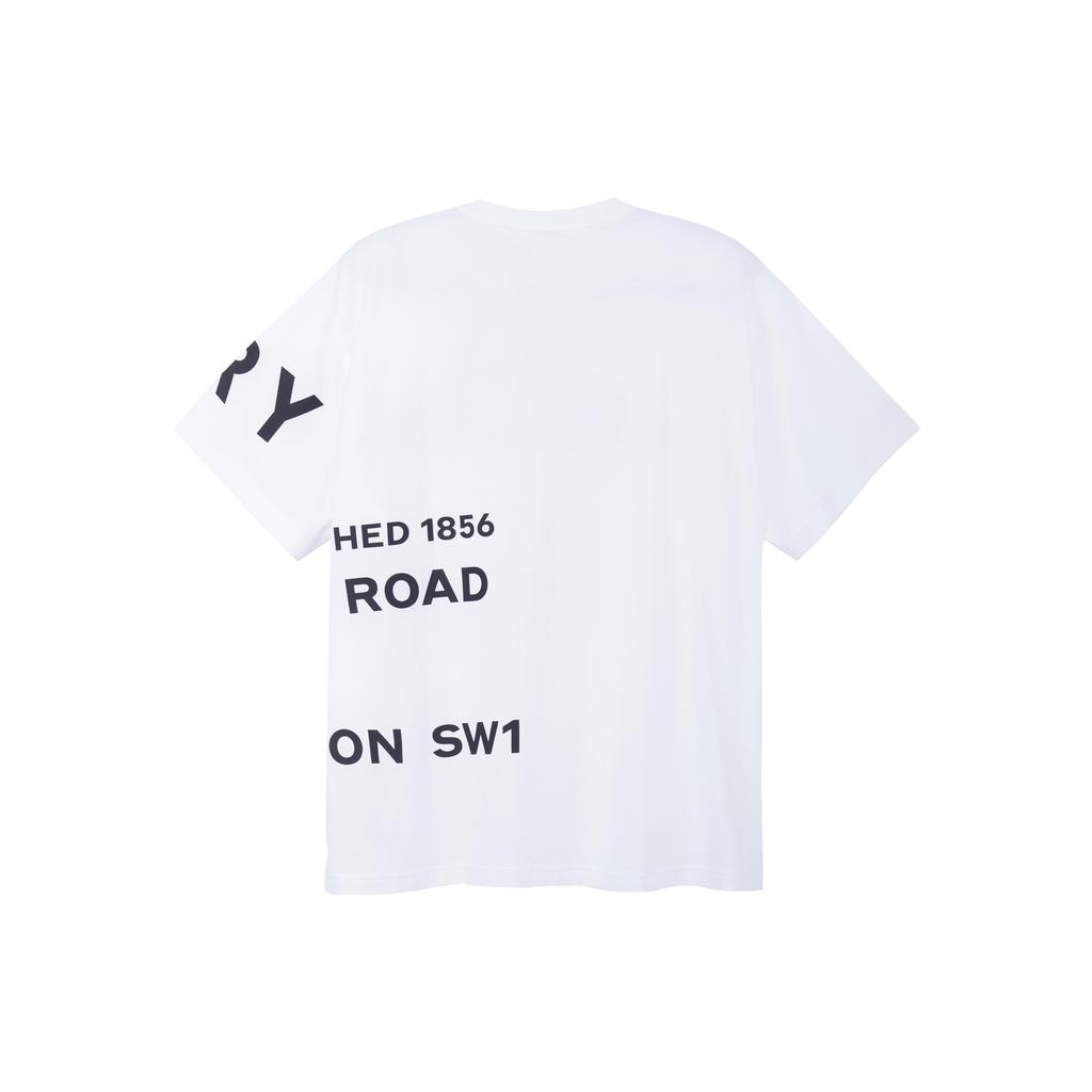 Burberry Men Horseferry-Print T-shirt White/Black 80406911